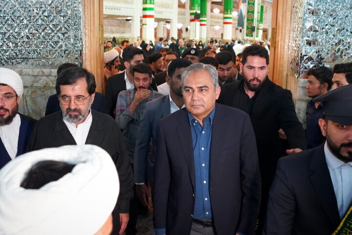 Photos: Pakistan's Interior Minister Visits Hazrat Masoumeh Holy Shrine