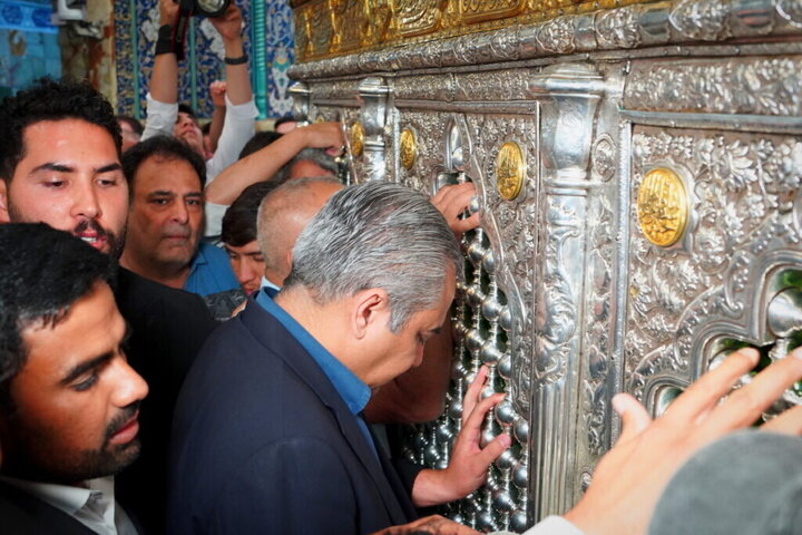 Photos: Pakistan's Interior Minister Visits Hazrat Masoumeh Holy Shrine