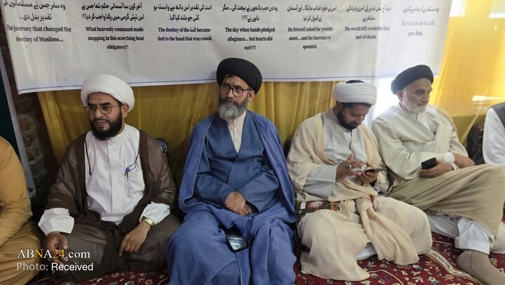مراسم عید غدیر در امام‌باره شب‌پورا در ماگام کشمیر هند