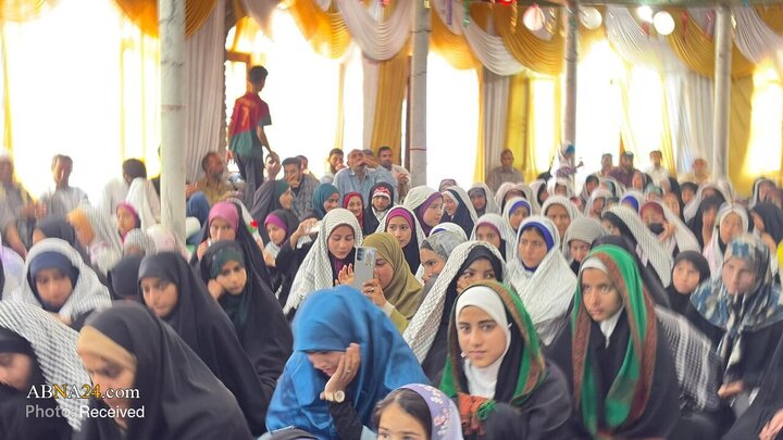 مراسم عید غدیر در امام‌باره شب‌پورا در ماگام کشمیر هند