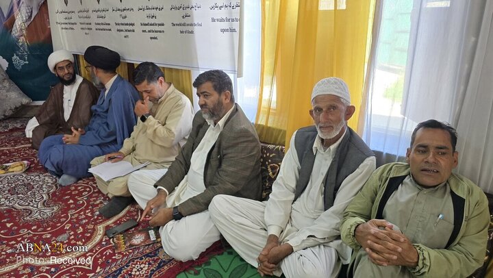 مراسم عید غدیر در امام‌باره شب‌پورا در ماگام کشمیر هند