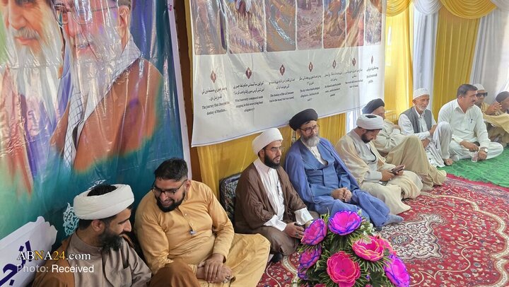 مراسم عید غدیر در امام‌باره شب‌پورا در ماگام کشمیر هند