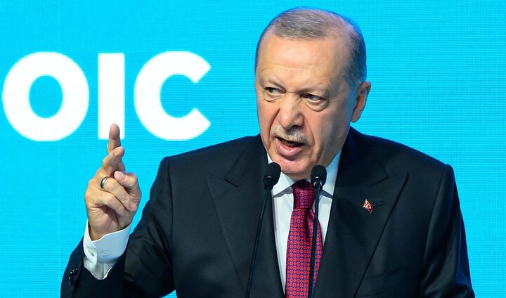 اردوغان: امنیت ترکیه از بیروت و دمشق و حلب آغاز می‌شود