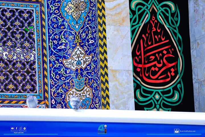 عکس خبری/ سیاه‌پوش شدن حرم امام حسین(ع) به مناسبت ماه محرم