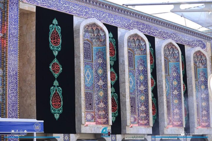 عکس خبری/ سیاه‌پوش شدن حرم امام حسین(ع) به مناسبت ماه محرم