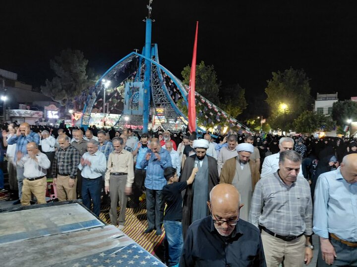گزارش تصویری/ تجمع اقتدار و اقامه نماز استغاثه در ورامین