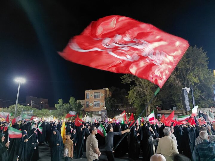 گزارش تصویری/ تجمع اقتدار و اقامه نماز استغاثه در ورامین