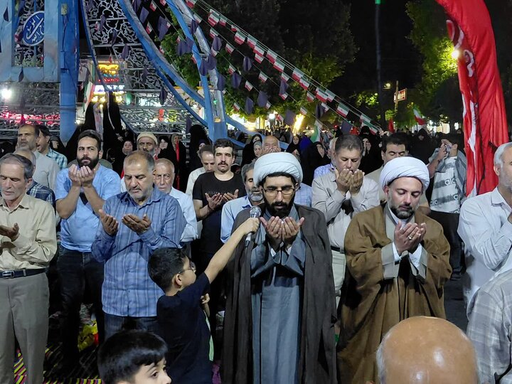گزارش تصویری/ تجمع اقتدار و اقامه نماز استغاثه در ورامین