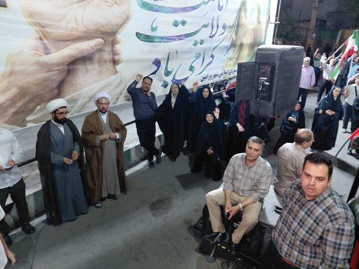 گزارش تصویری/ تجمع اقتدار و اقامه نماز استغاثه در ورامین