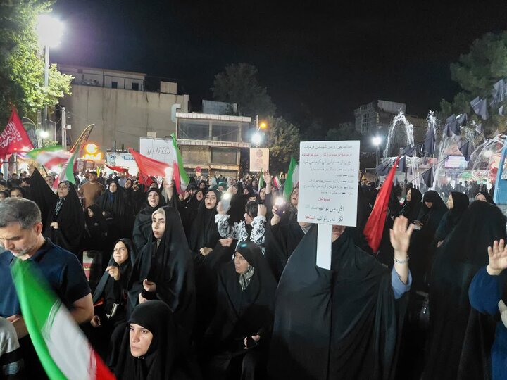 گزارش تصویری/ تجمع اقتدار و اقامه نماز استغاثه در ورامین