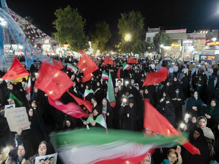 گزارش تصویری/ تجمع اقتدار و اقامه نماز استغاثه در ورامین