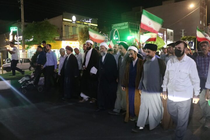 گزارش تصویری/ موج صدوچهارم اجتماع خون‌خواهی امام شهید در قرچک