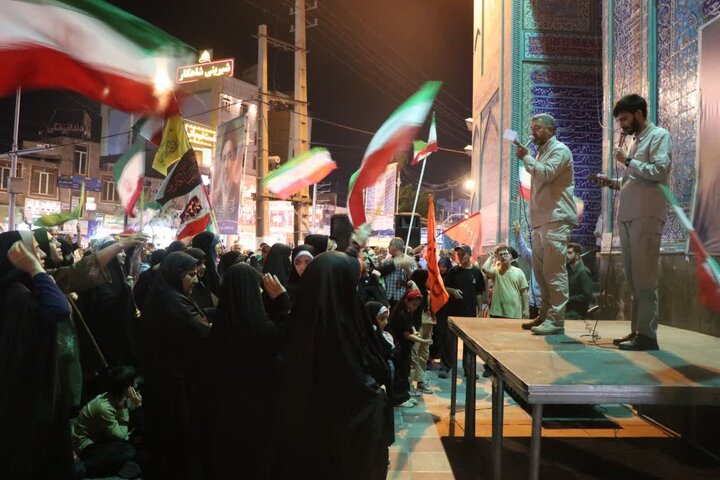 گزارش تصویری/ موج صدوچهارم اجتماع خون‌خواهی امام شهید در قرچک