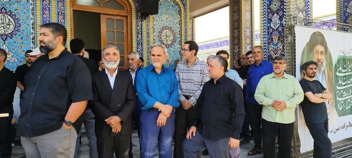 گزارش تصویری/  مراسم تشییع پیکر امام جماعت مسجد جامع ابوذر