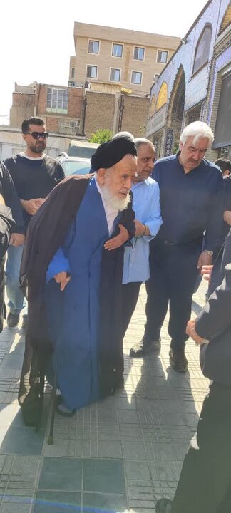 گزارش تصویری/  مراسم تشییع پیکر امام جماعت مسجد جامع ابوذر