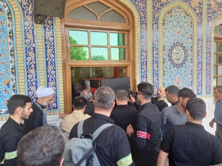گزارش تصویری/  مراسم تشییع پیکر امام جماعت مسجد جامع ابوذر