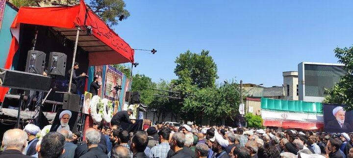 گزارش تصویری/  مراسم تشییع پیکر امام جماعت مسجد جامع ابوذر