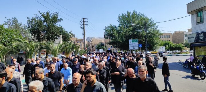 گزارش تصویری/  مراسم تشییع پیکر امام جماعت مسجد جامع ابوذر