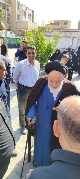 گزارش تصویری/  مراسم تشییع پیکر امام جماعت مسجد جامع ابوذر