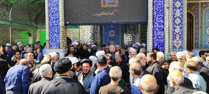 گزارش تصویری/  مراسم تشییع پیکر امام جماعت مسجد جامع ابوذر