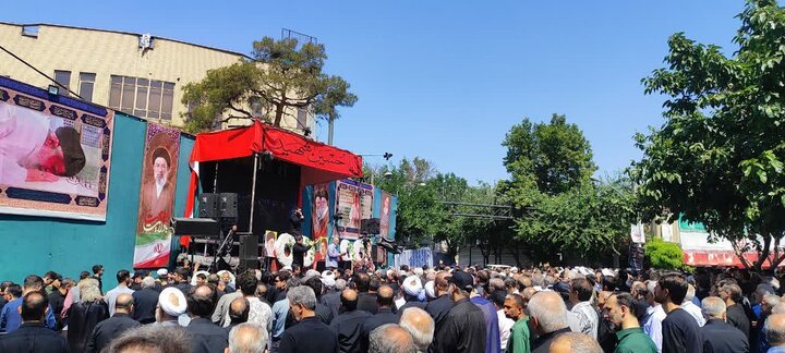 گزارش تصویری/  مراسم تشییع پیکر امام جماعت مسجد جامع ابوذر