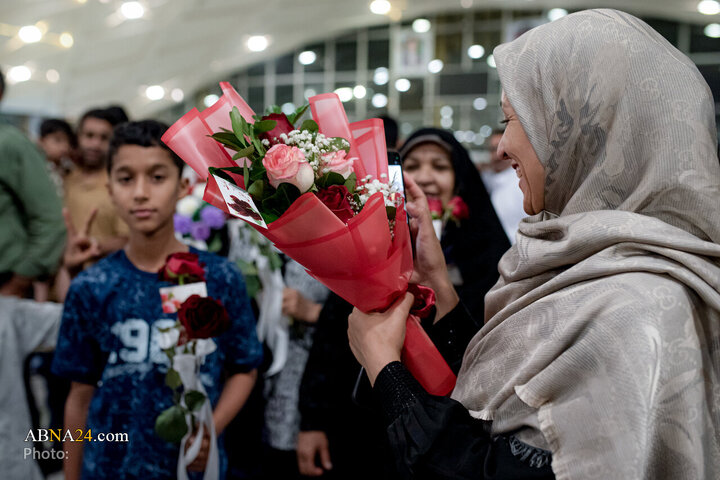 Photos: Return of Iranian Hajj Pilgrims to Holy City of Mashhad