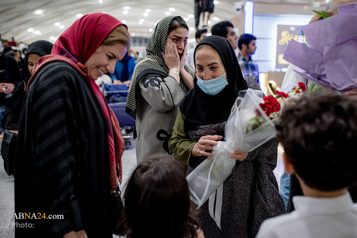 Photos: Return of Iranian Hajj Pilgrims to Holy City of Mashhad