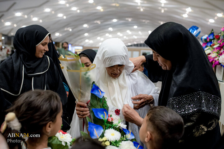 Photos: Return of Iranian Hajj Pilgrims to Holy City of Mashhad