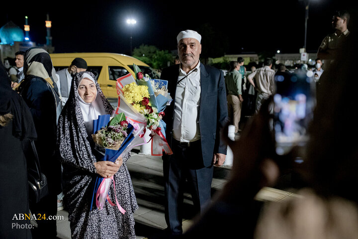 Photos: Return of Iranian Hajj Pilgrims to Holy City of Mashhad