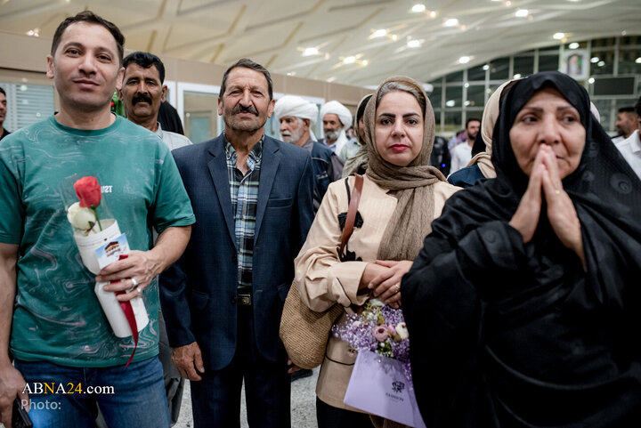 Photos: Return of Iranian Hajj Pilgrims to Holy City of Mashhad