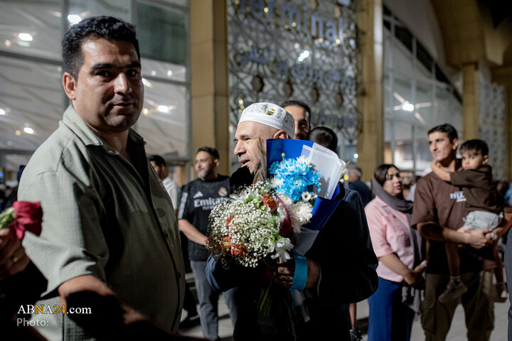 Photos: Return of Iranian Hajj Pilgrims to Holy City of Mashhad