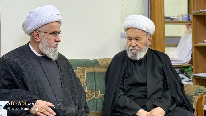 Photos: Presence of Secretary-General of AhlulBayt World Assembly at Office of Late Ayatollah Fayyaz