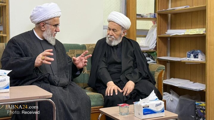 Photos: Presence of Secretary-General of AhlulBayt World Assembly at Office of Late Ayatollah Fayyaz