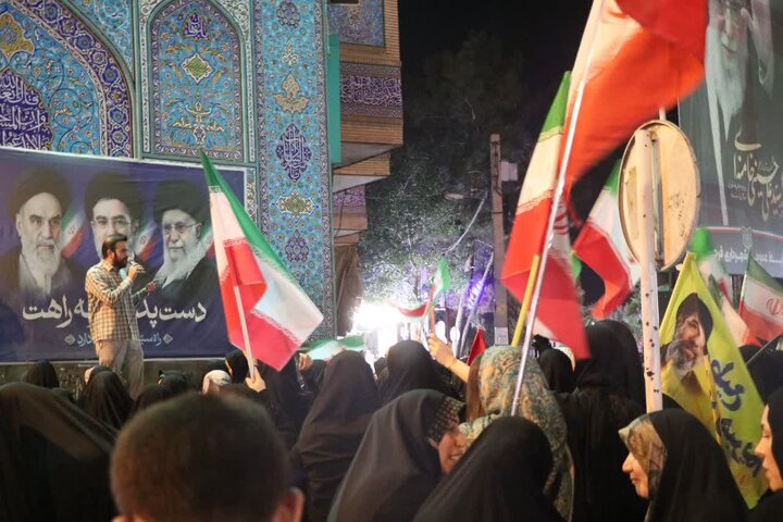 گزارش تصویری/  میدان‌داری مردم قرچک در شب صدوپنجم