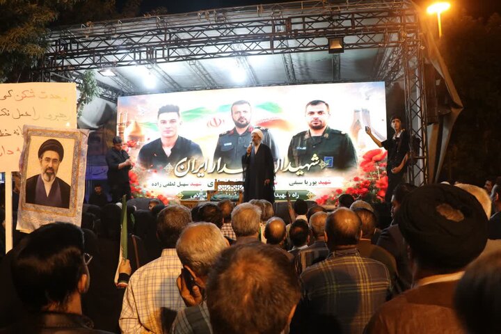گزارش تصویری/  میدان‌داری مردم قرچک در شب صدوپنجم