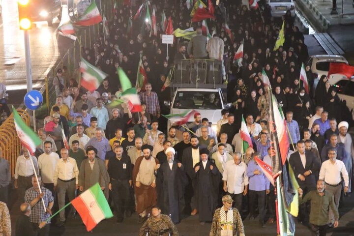 گزارش تصویری/  میدان‌داری مردم قرچک در شب صدوپنجم