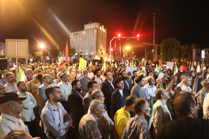 گزارش تصویری/  میدان‌داری مردم قرچک در شب صدوپنجم