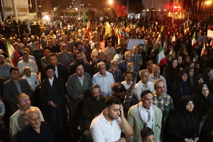 گزارش تصویری/  میدان‌داری مردم قرچک در شب صدوپنجم