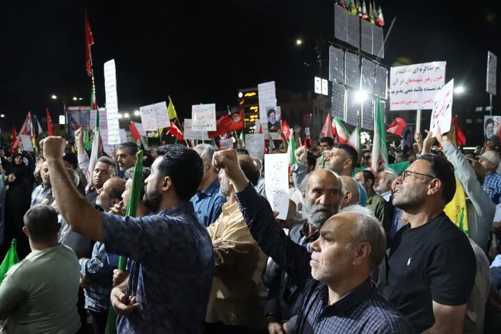 گزارش تصویری/ موج صدوپنجم حماسه حضور و خون‌خواهی رهبر شهید در اسلامشهر