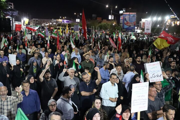 گزارش تصویری/ موج صدوپنجم حماسه حضور و خون‌خواهی رهبر شهید در اسلامشهر