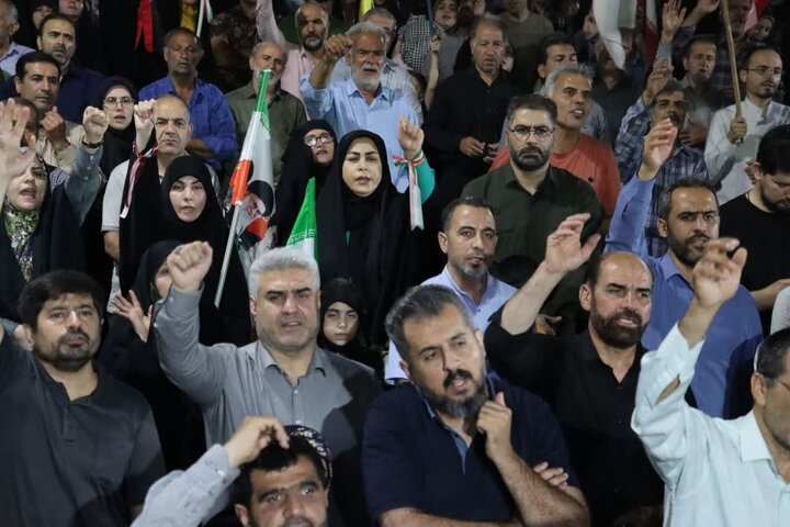 گزارش تصویری/ موج صدوپنجم حماسه حضور و خون‌خواهی رهبر شهید در اسلامشهر