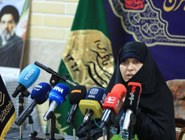 گزارش تصویری/ نشست خبری تشریح برنامه‌های حوزه‌های علمیه خواهران در آستانه ماه محرم