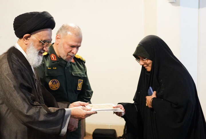 Photos: Honoring of Active Women in Qom Province's Nightly Gatherings Held at Hazrat Masoumeh Shrine
