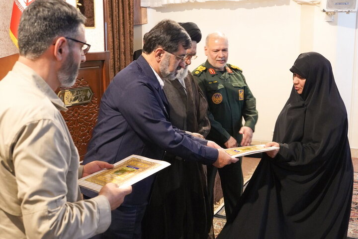 Photos: Honoring of Active Women in Qom Province's Nightly Gatherings Held at Hazrat Masoumeh Shrine