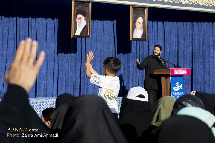 اهتزاز بزرگترین پرچم عزای حسینی