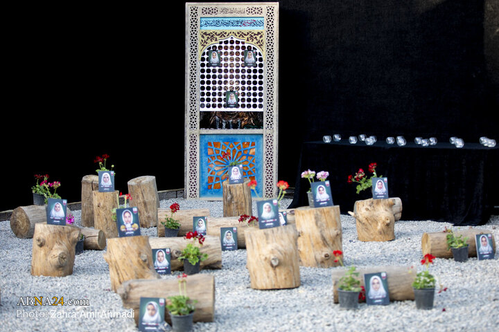 اهتزاز بزرگترین پرچم عزای حسینی