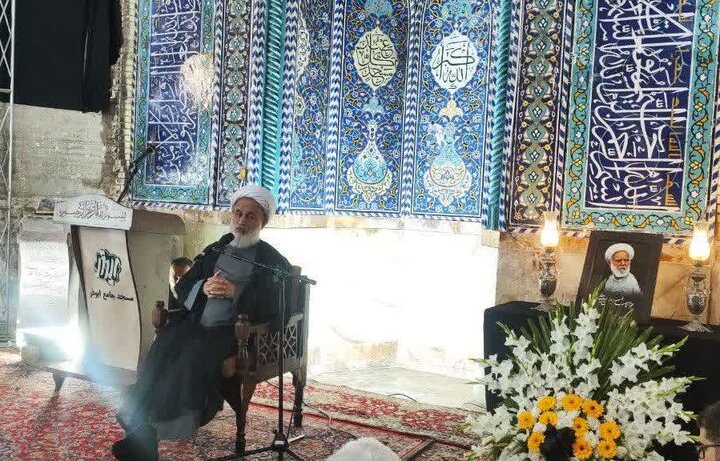 گزارش تصویری/ مراسم ترحیم امام جماعت مسجد جامع ابوذر