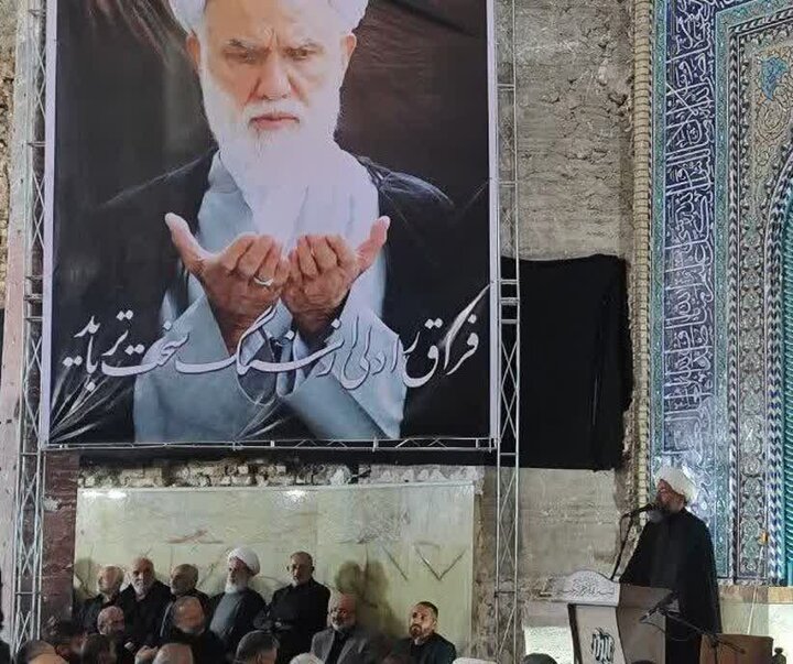 گزارش تصویری/ مراسم ترحیم امام جماعت مسجد جامع ابوذر