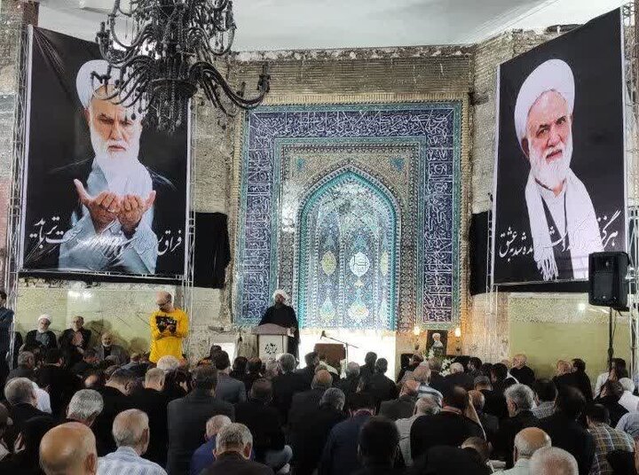 گزارش تصویری/ مراسم ترحیم امام جماعت مسجد جامع ابوذر