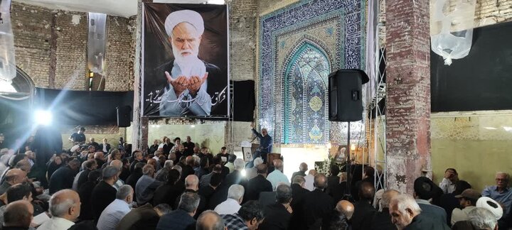 گزارش تصویری/ مراسم ترحیم امام جماعت مسجد جامع ابوذر